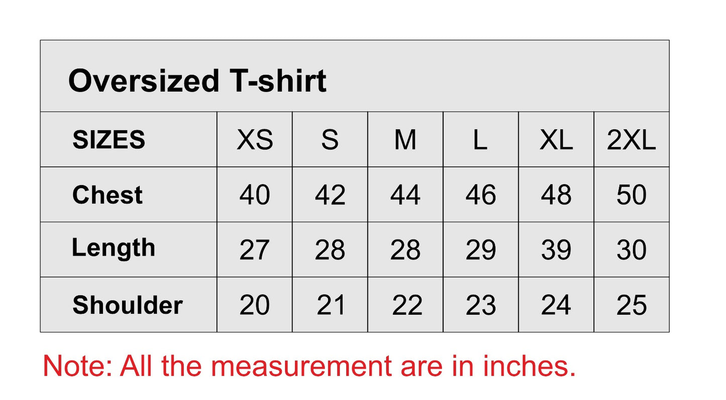 Observe  [Oversized T-SHIRT]