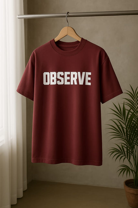 Observe  [Oversized T-SHIRT]